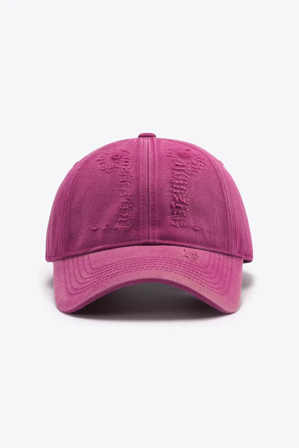 Distressed Adjustable Baseball Cap by Partner Label