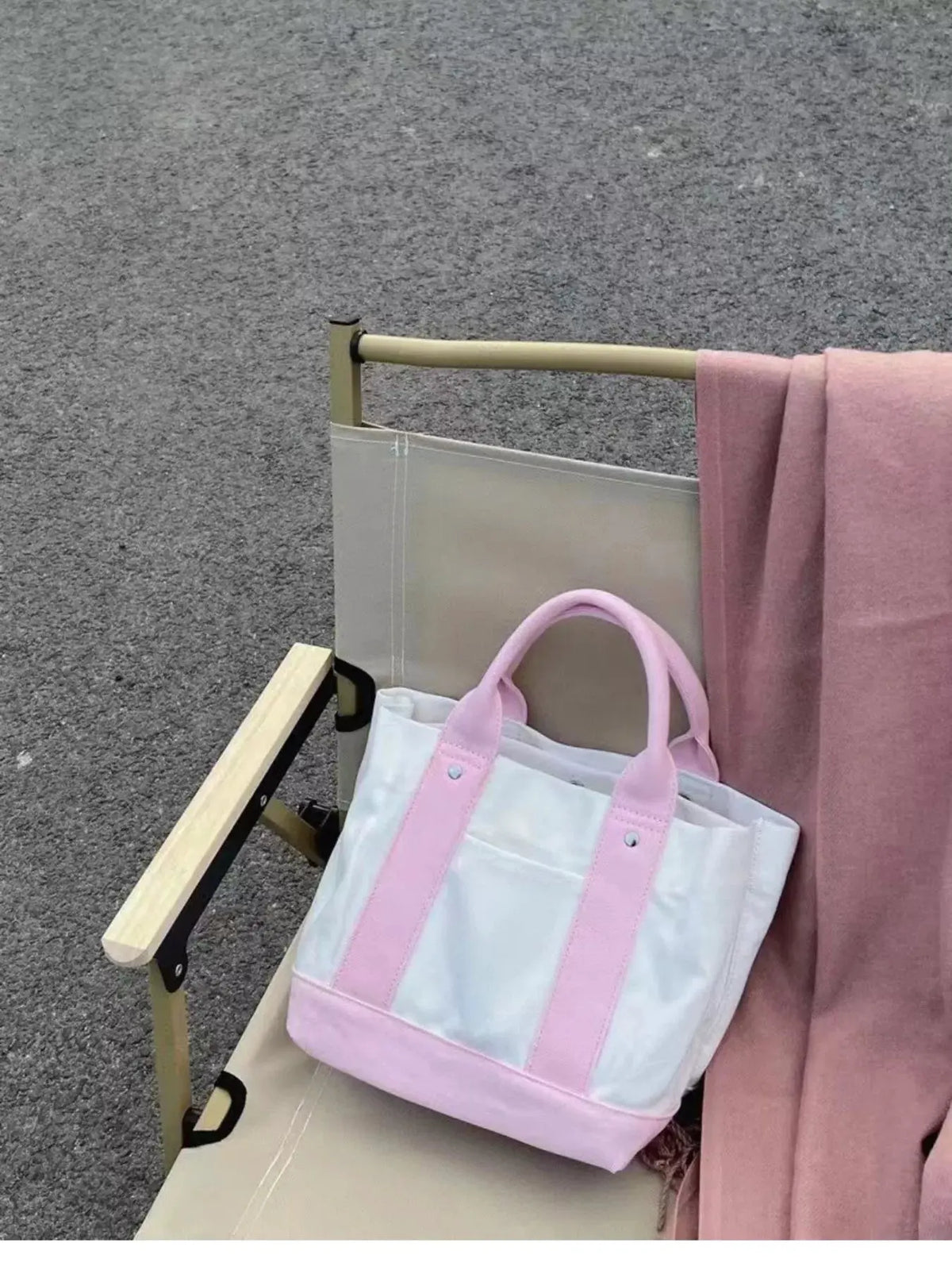Two Tone Handbag by Partner Label