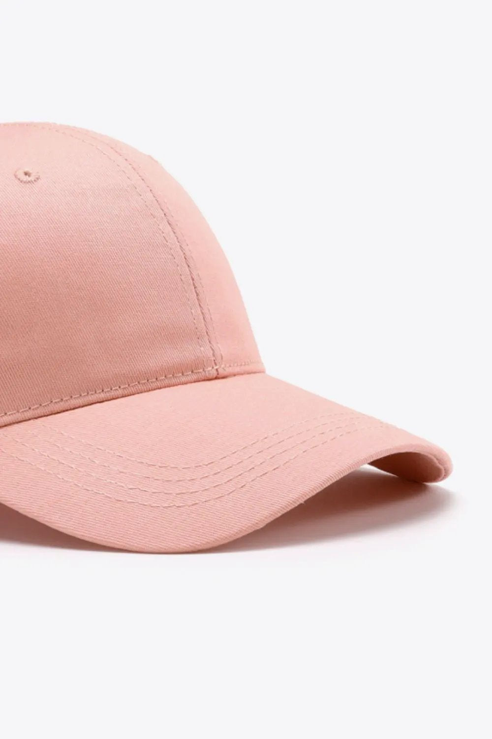 Plain Adjustable Cotton Baseball Cap by Partner Label