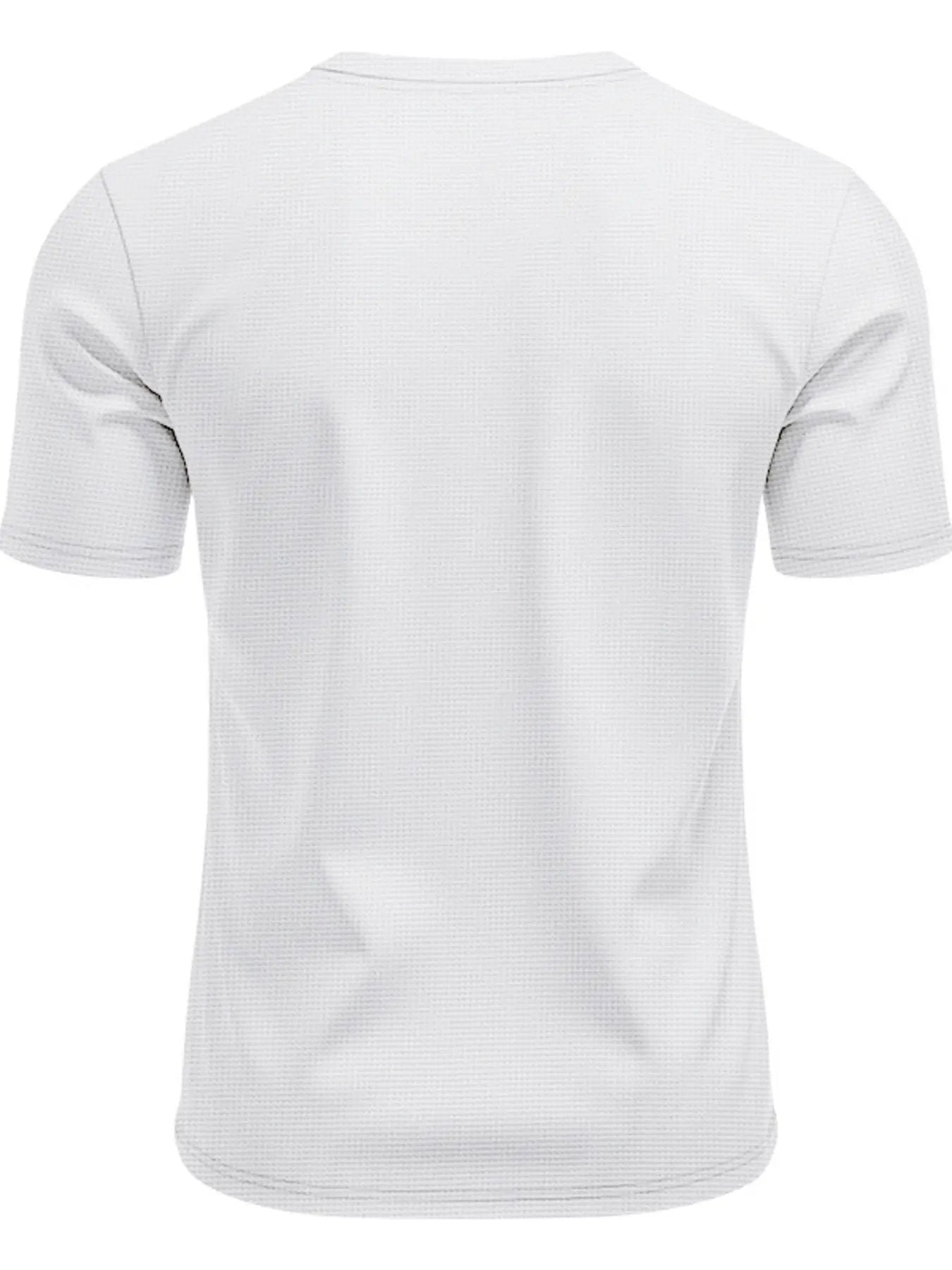 Men's Full Size Lace-Up Neck T-Shirt Plus Size by Trendsi