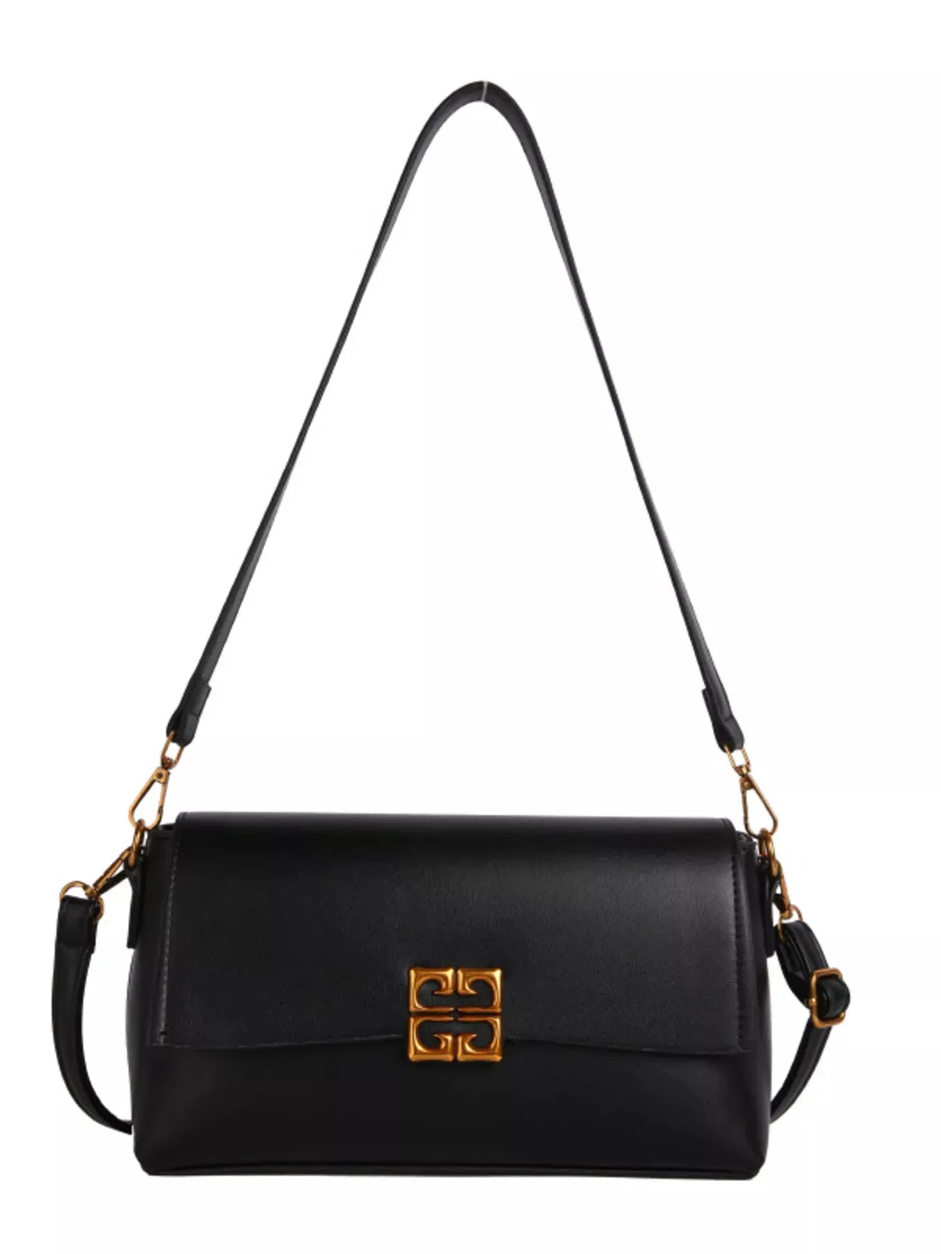 Leather Flap Crossbody Bag by Partner Label