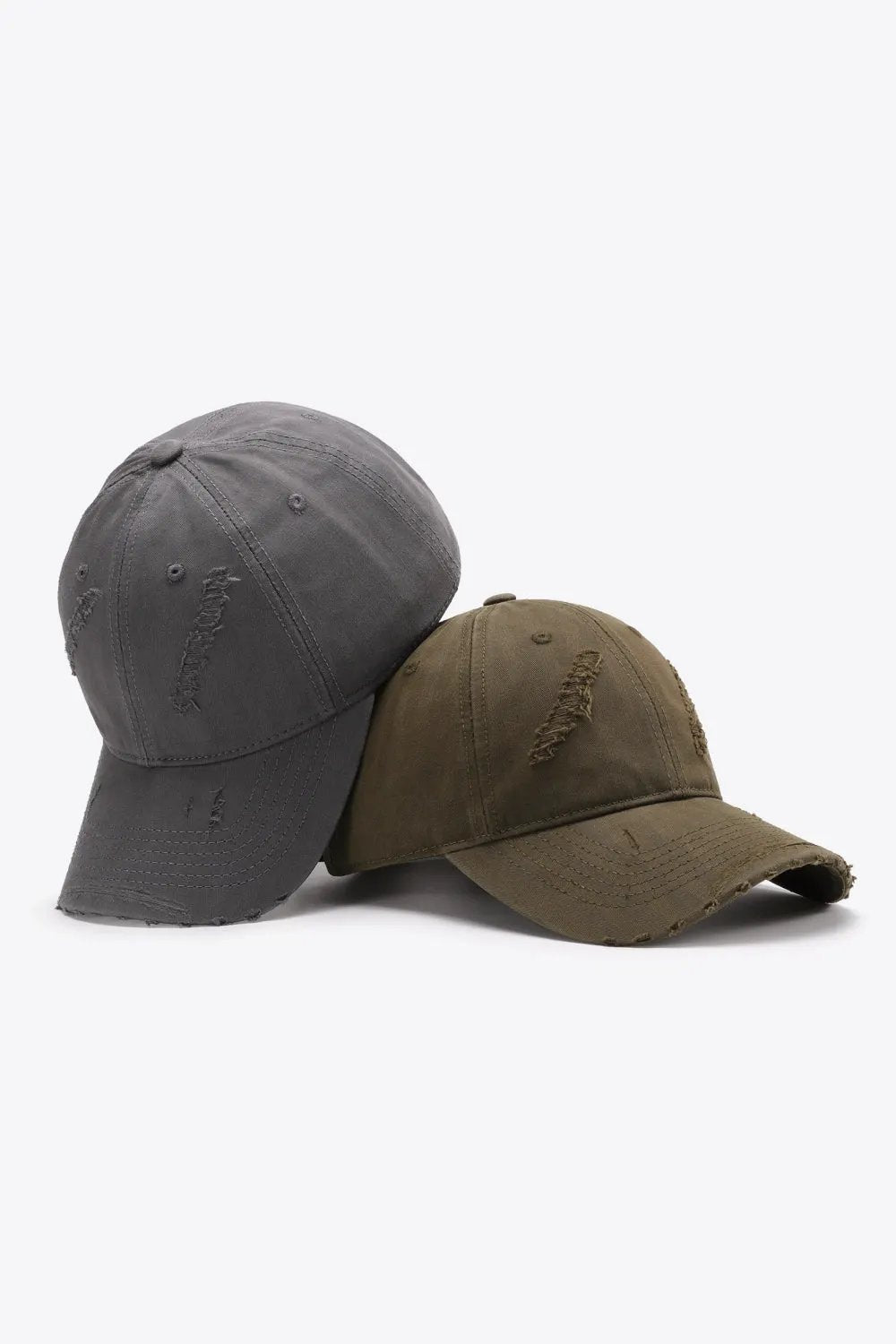 Distressed Adjustable Baseball Cap by Partner Label