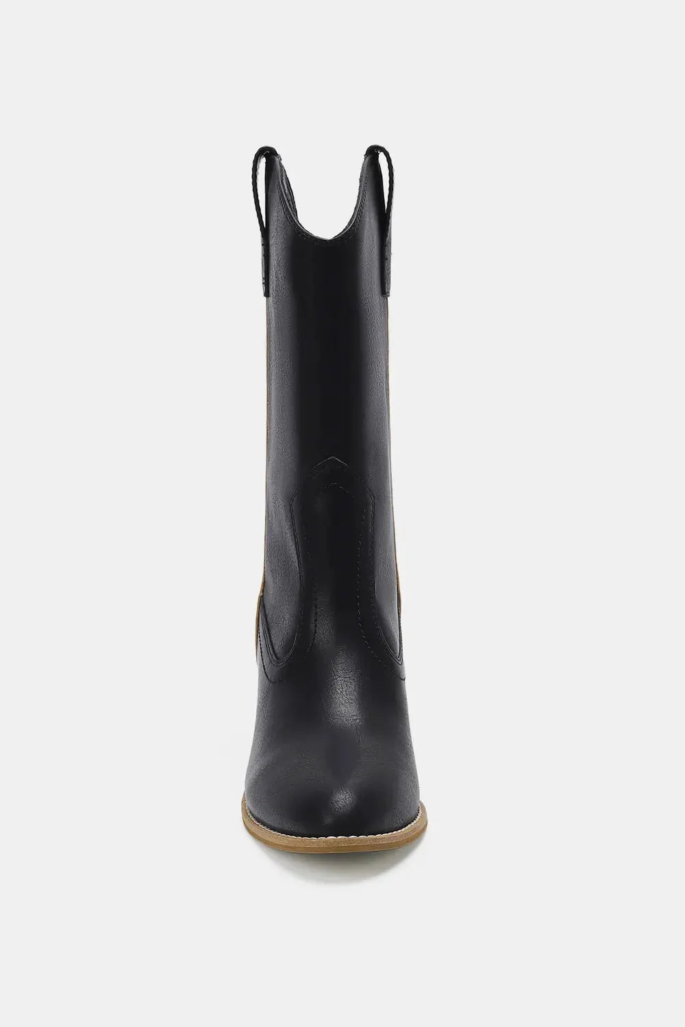 Beast Fashion Butterfly Cut Detail Point Toe Boots by Beast Fashion