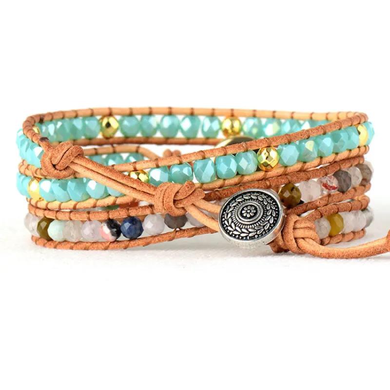 Opal Beaded Layered Bracelet by Partner Label