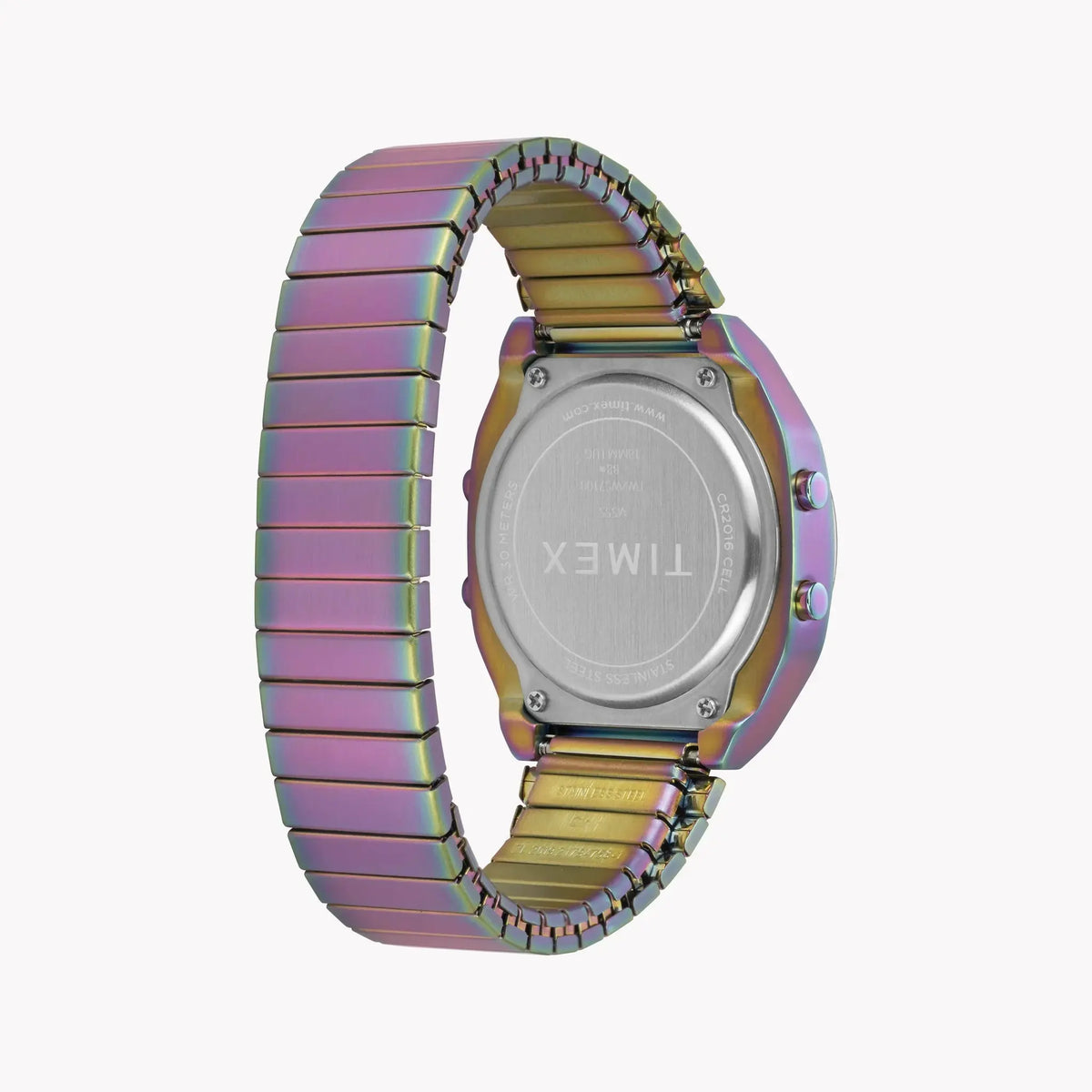 Timex Women's Purple Stainless Steel Watch, Digital Display | T80 by TIMEX