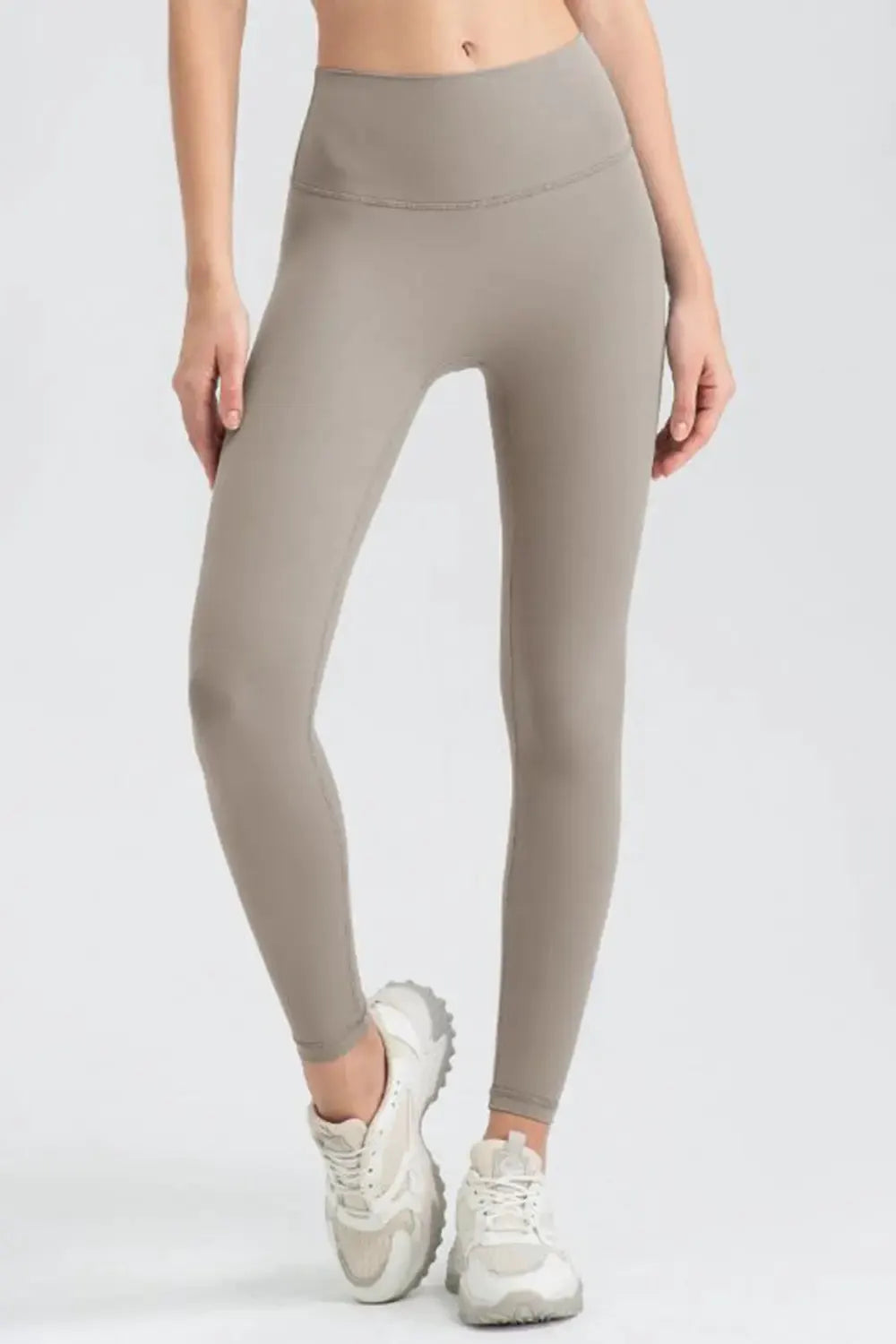 Wide Waistband Sport Leggings by Partner Label