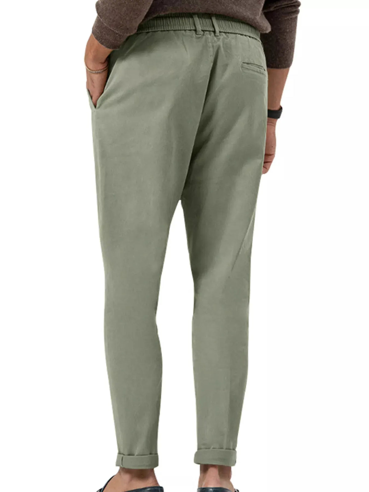Men's Full Size Casual Drawstring Pants Plus Size by Trendsi