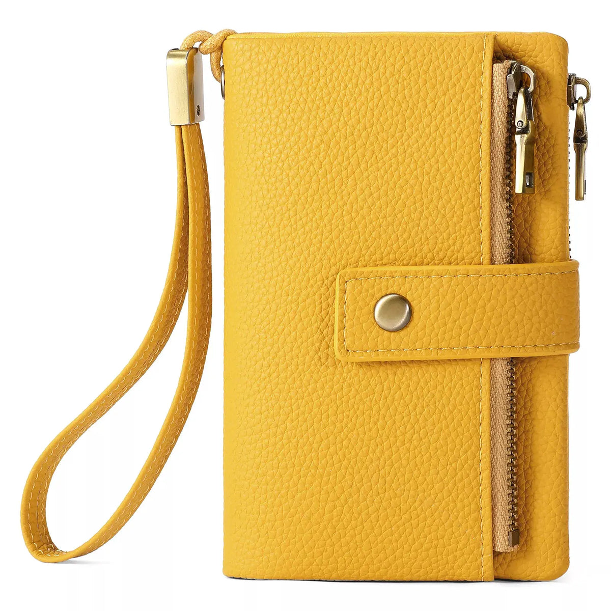Solid Color Leather Wallet by Partner Label