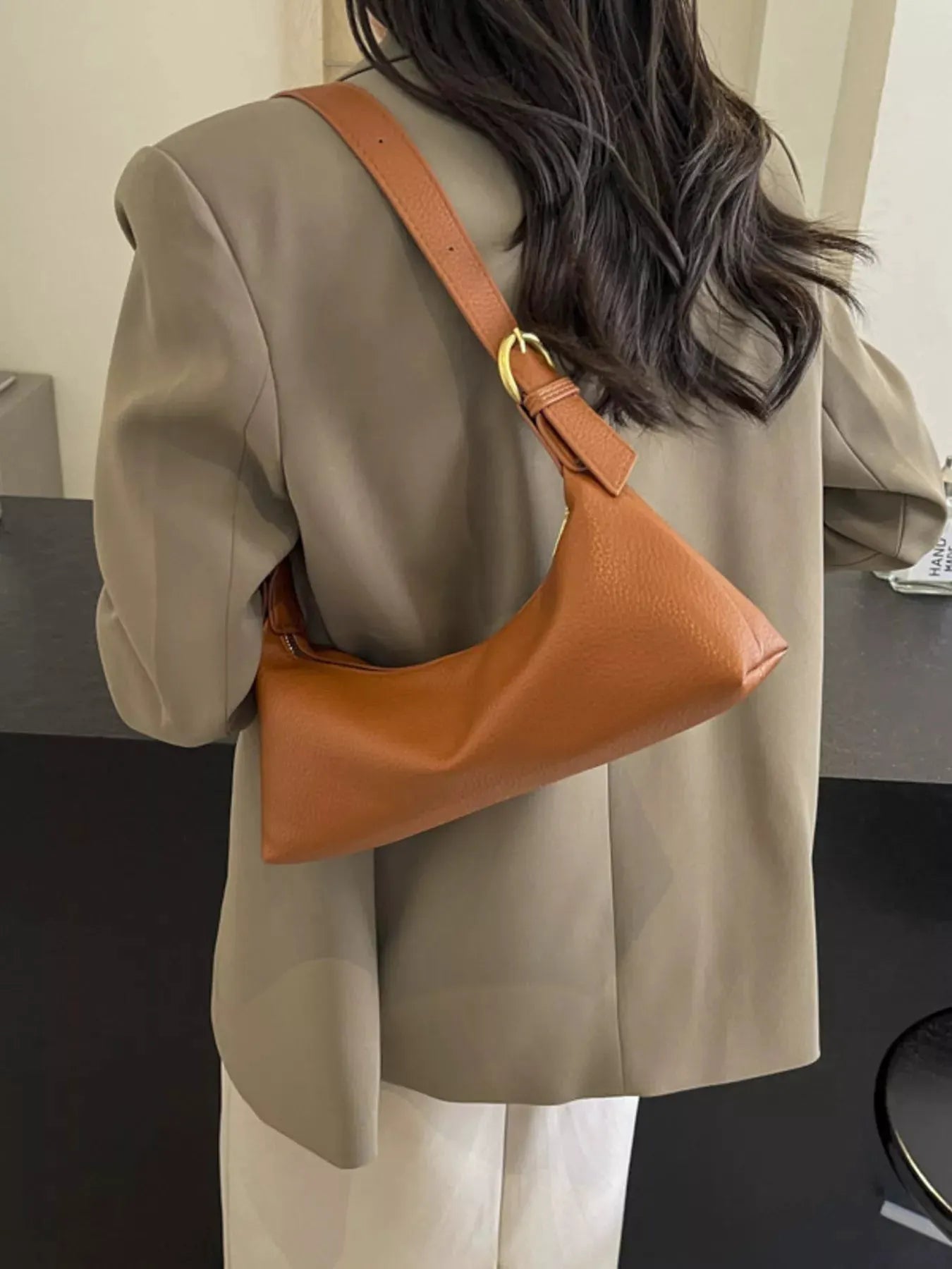 Adjustable Strap Crossbody Bag by Partner Label