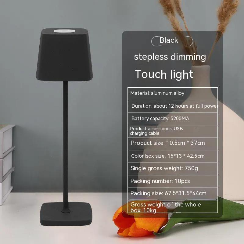 USB Rechargeable Desk Lamp Bedroom Touch Led Atmosphere Small Night Lamp by Maiden-Art