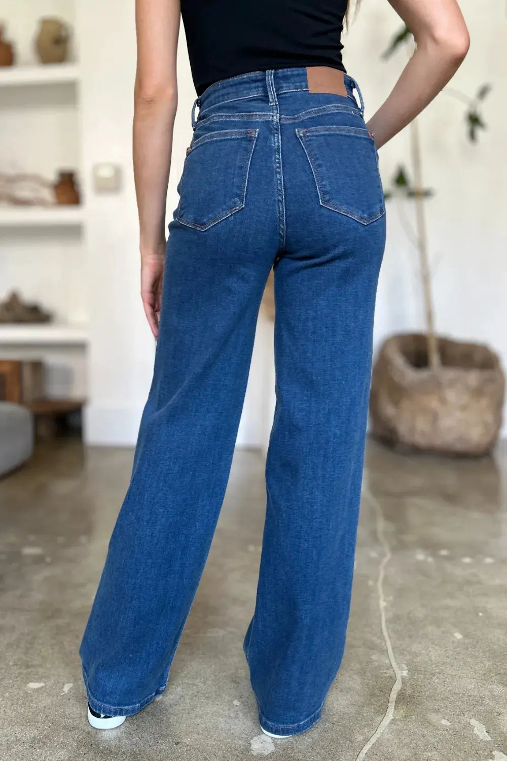 Judy Blue Full Size High Rise Straight Jeans by Judy Blue