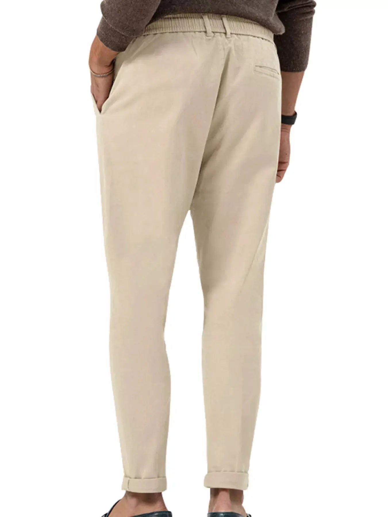 Men's Full Size Casual Drawstring Pants Plus Size by Trendsi