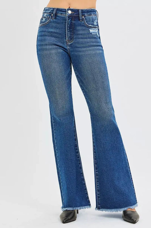 RISEN High Rise Flare Jeans by RISEN