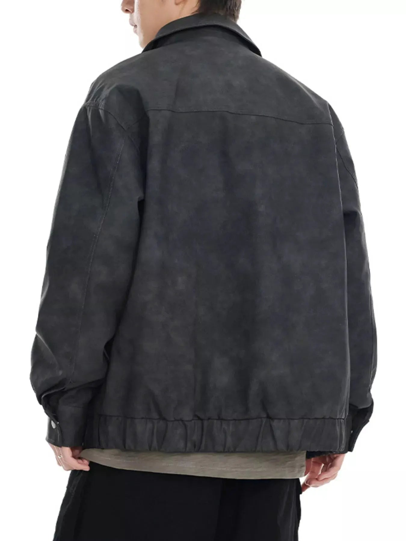 Men's Plus Size Wash Zip-Up Jacket by Partner Label
