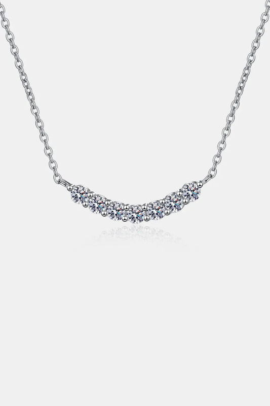1.4 Carat Moissanite 925 Sterling Silver Necklace by Partner Labels