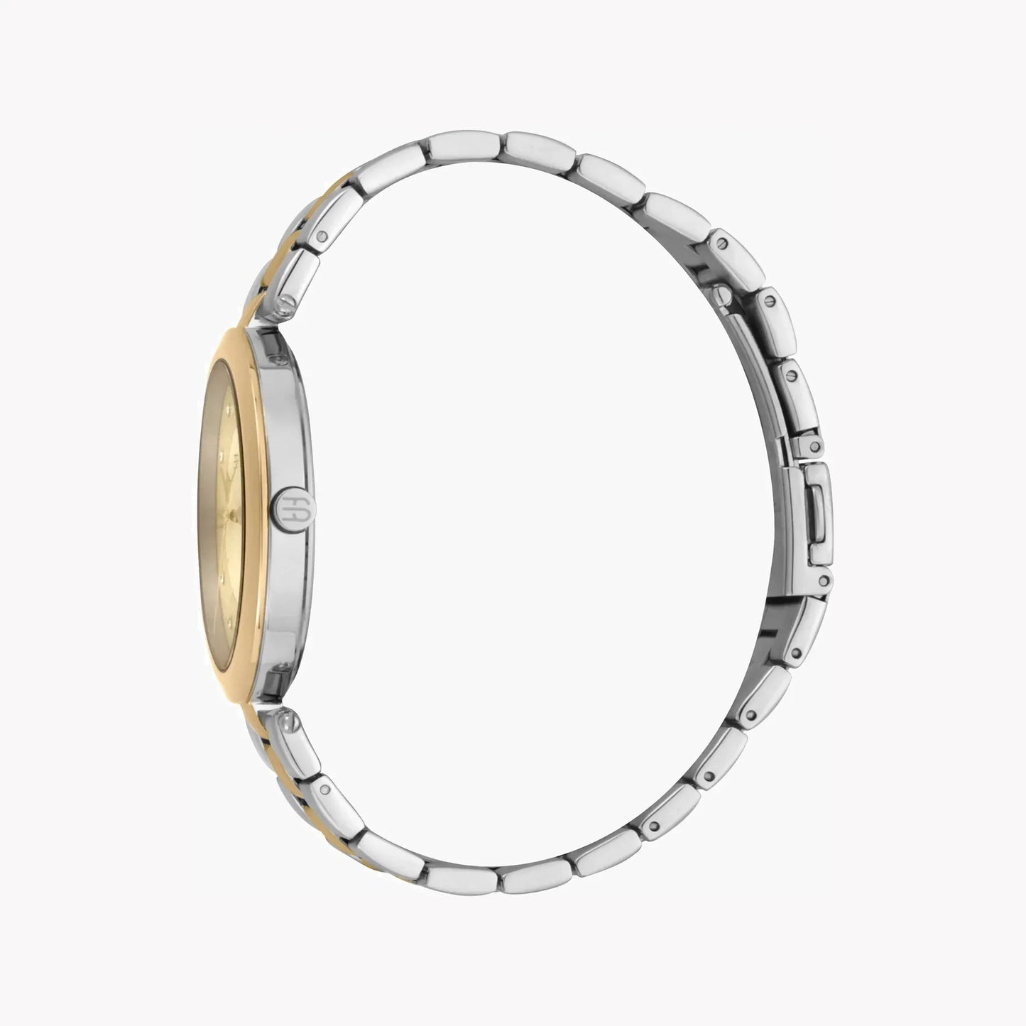Esprit Women's Silver & Gold Stainless Steel Watch, Champagne Dial | ES1L252M0045 by ESPRIT