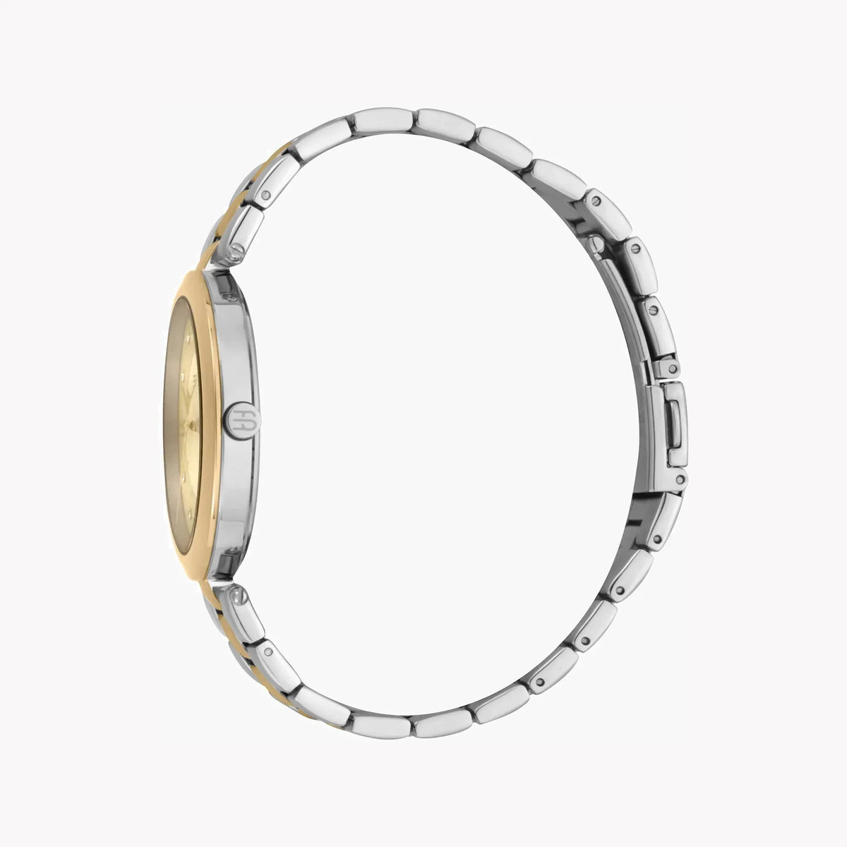 Esprit Women's Silver & Gold Stainless Steel Watch, Champagne Dial | ES1L252M0045 by ESPRIT