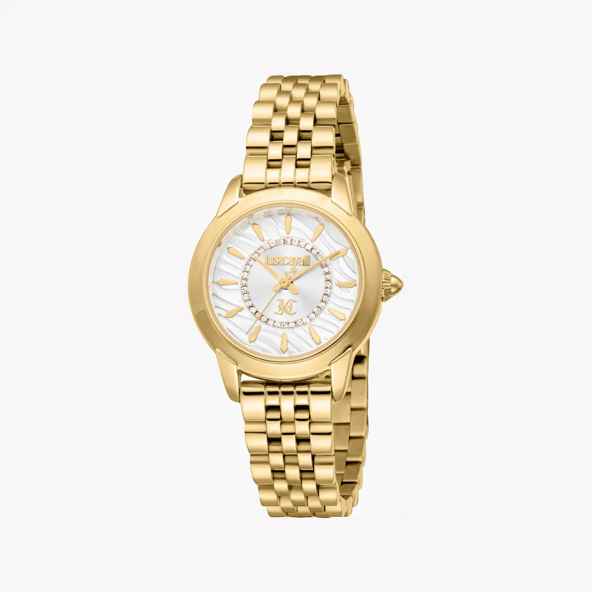 Just Cavalli Women's Gold Watch, Silver Dial | Jc1l333m0025 by JUST CAVALLI