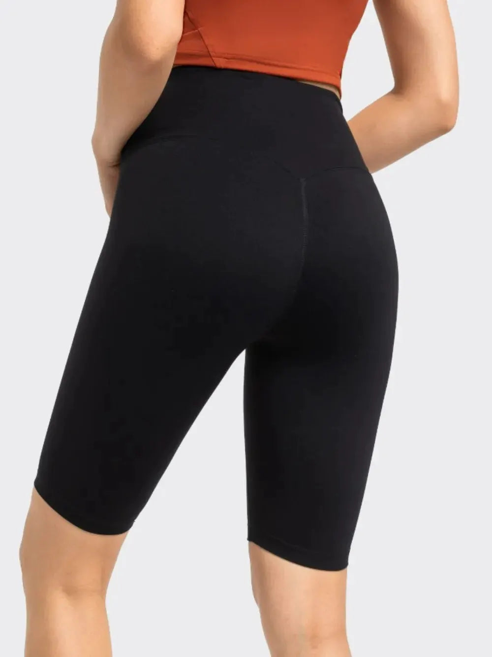 Millennia High Rise Wide Waistband Active Shorts by Millennia
