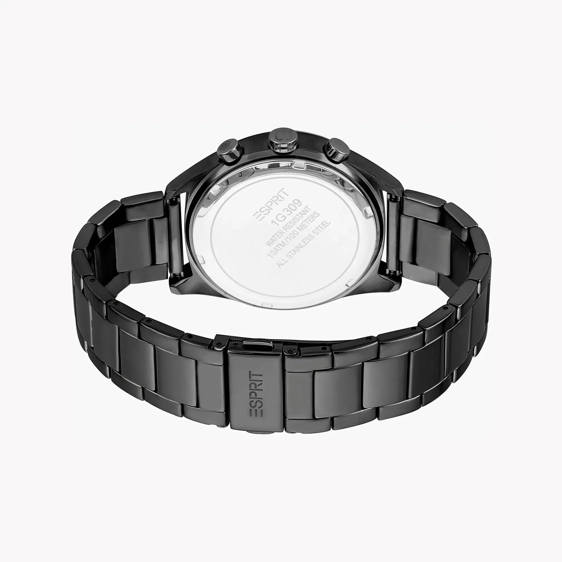 Esprit Men's Black Stainless Steel Watch, Black Dial | Es1g010m0055 by ESPRIT