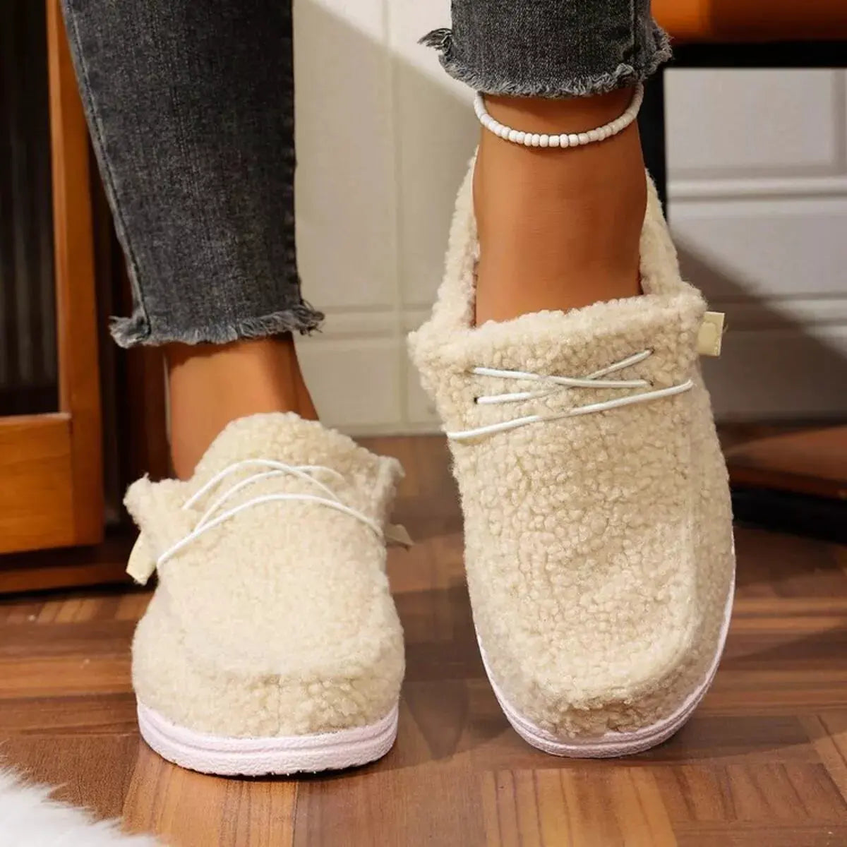 Round Toe Flats Slip-Ons by Partner Label