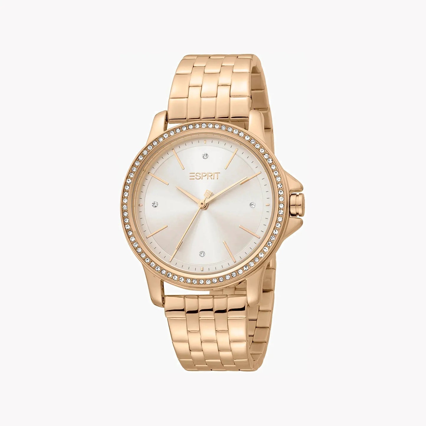 Esprit Women's Rose Gold Watch, Silver Dial | ES1L143M1075 by ESPRIT
