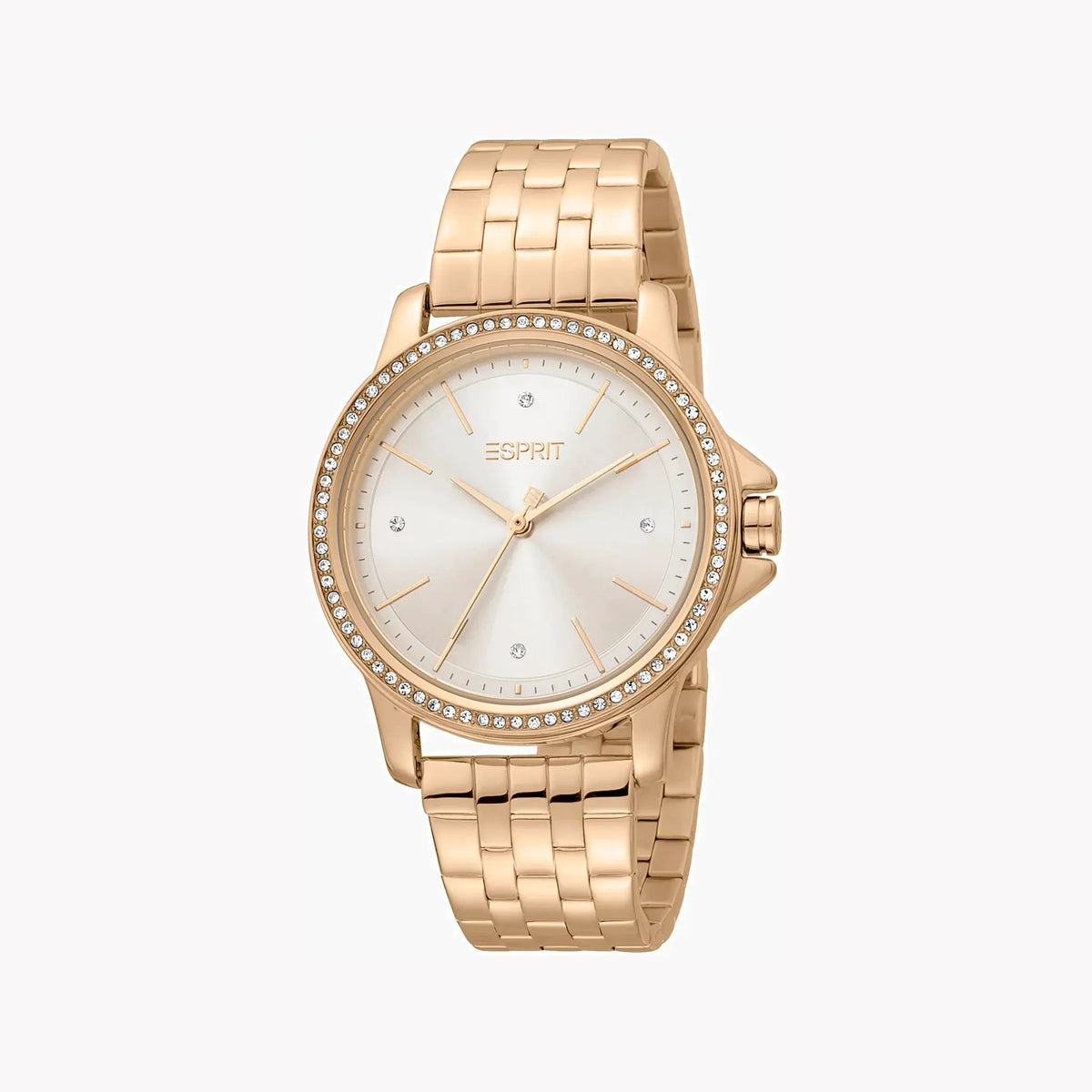 Esprit Women's Rose Gold Watch, Silver Dial | ES1L143M1075 by ESPRIT