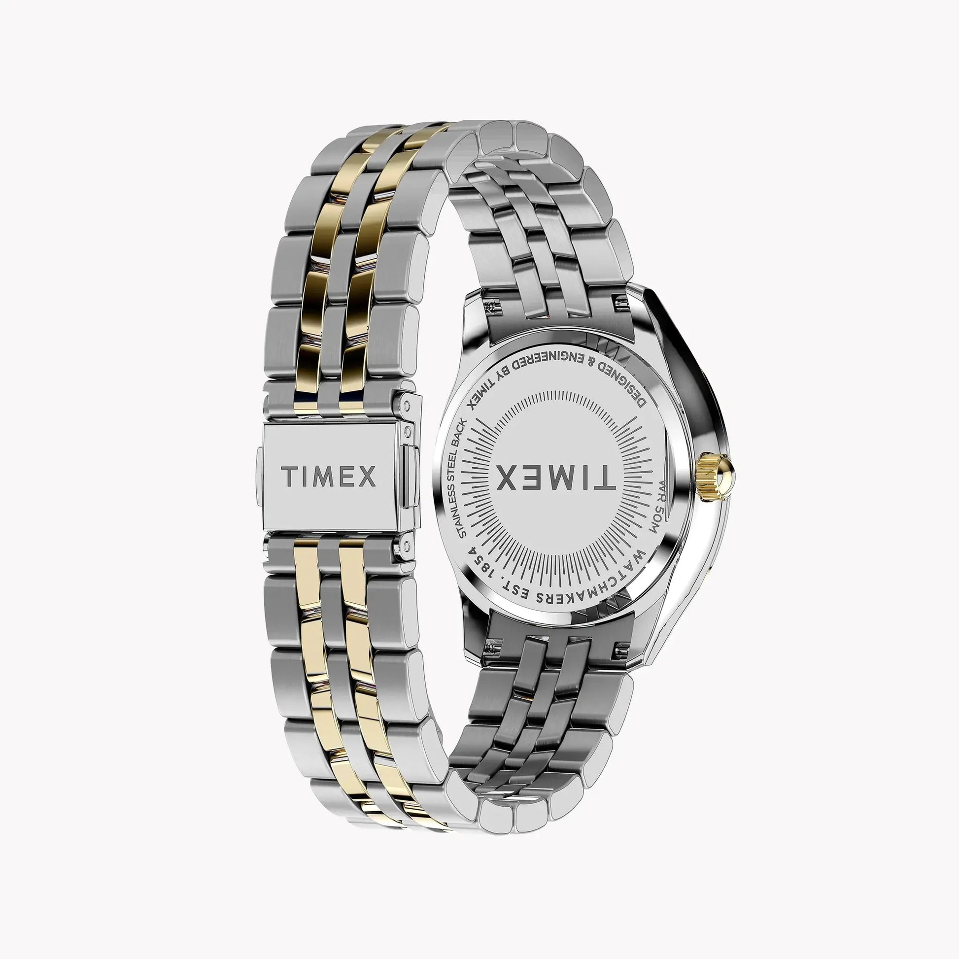 Timex Women's Two-Tone Watch, Silver Dial | Tw2w17900 by TIMEX