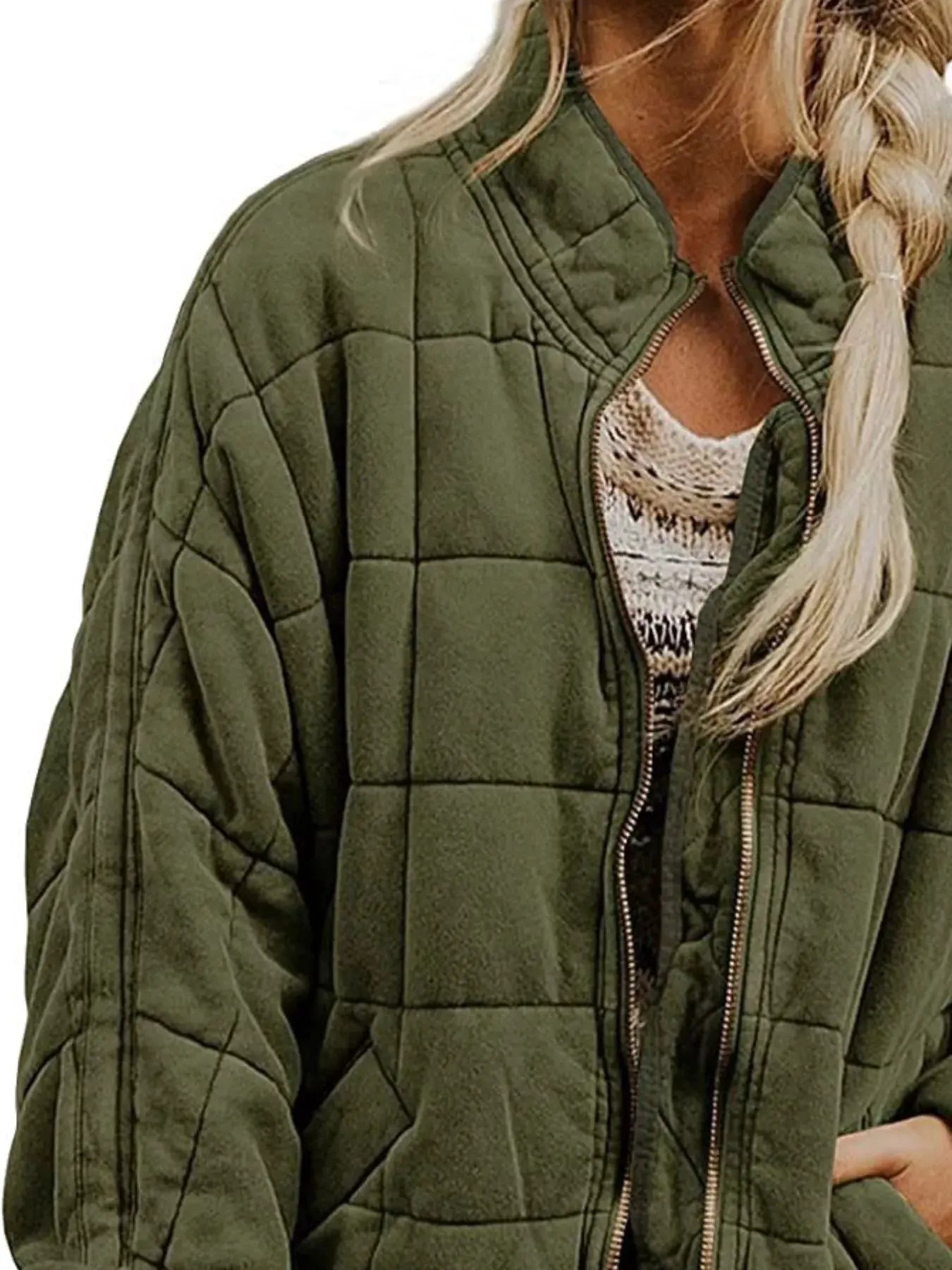 Quilted Zip Up Outerwear | Partner Labels Selection by Partner Label