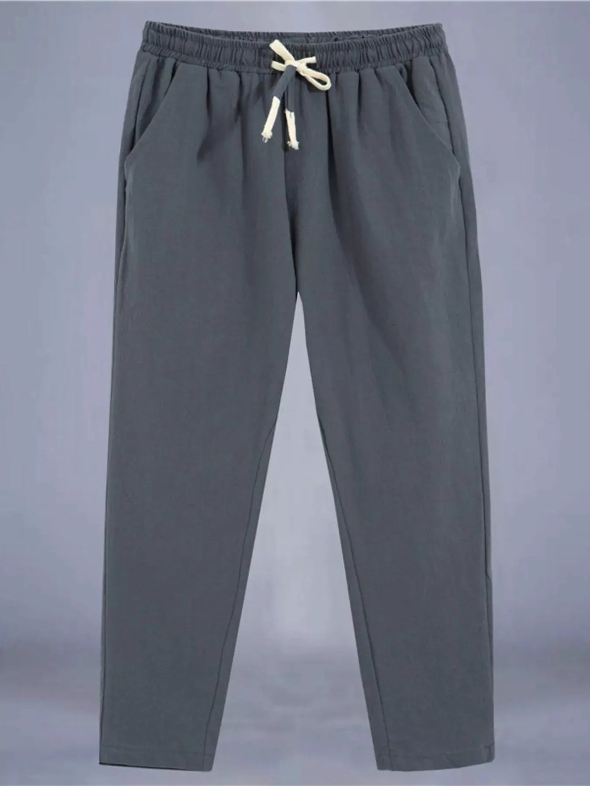 Men's Plus Size Drawstring Loose Fit Pants by Partner Label