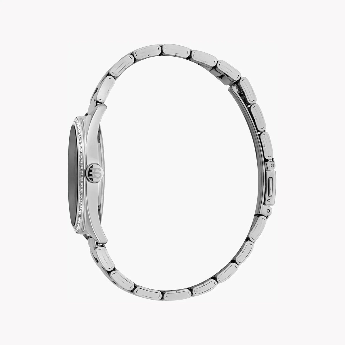 Esprit Women's Silver Stainless Steel Watch, Black Dial | Es1l106m0015 by ESPRIT