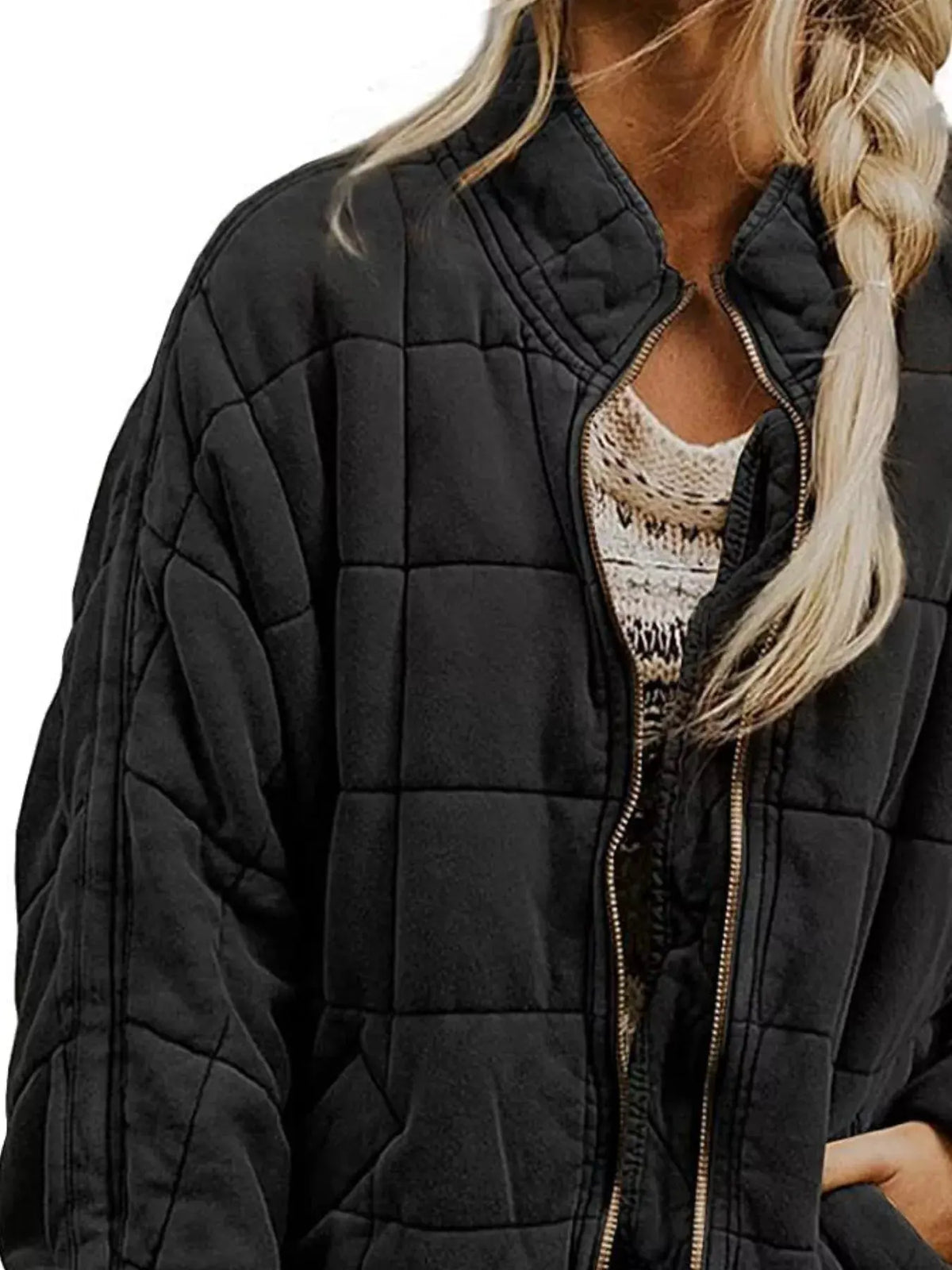 Quilted Zip Up Outerwear | Partner Labels Selection by Partner Label