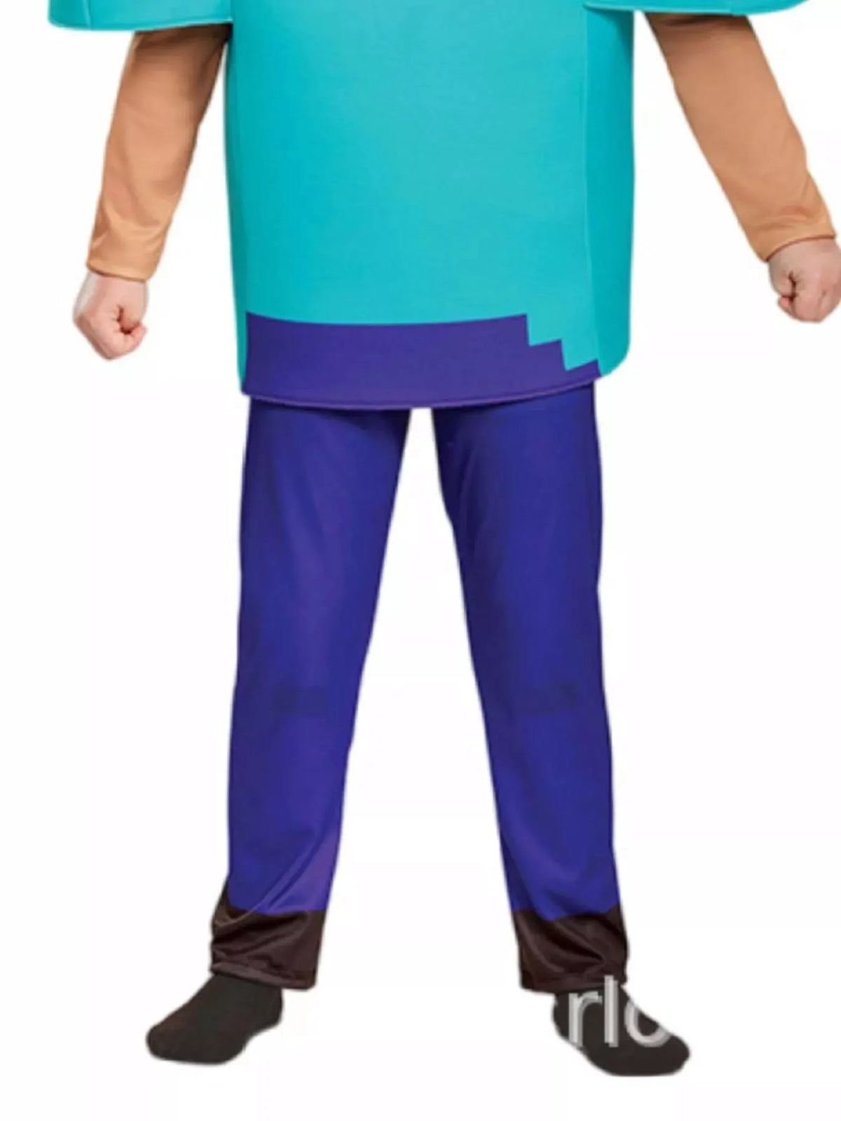 Children's Minecraft Pixelated Print Costume Set by Trendsi
