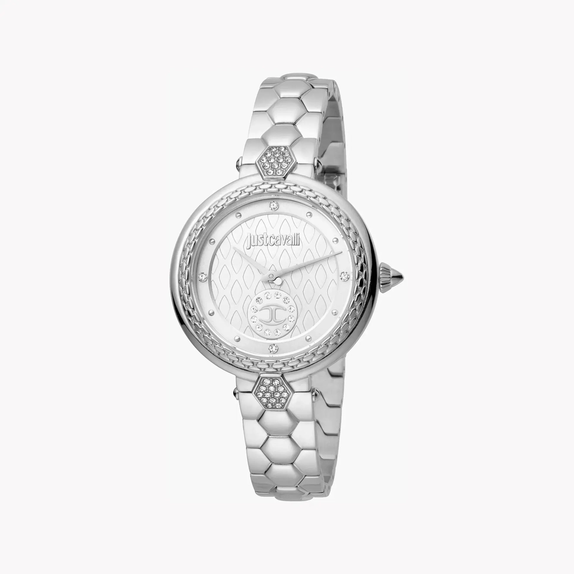 Just Cavalli Women's Silver Watch, Silver Dial | Jc1l128m0055 by JUST CAVALLI