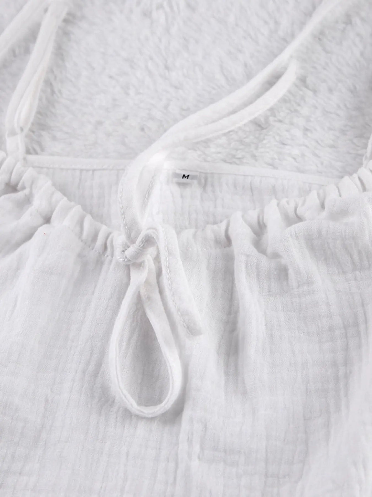 Tie Front Relaxed Fit Cami and Shorts Set by Partner Label