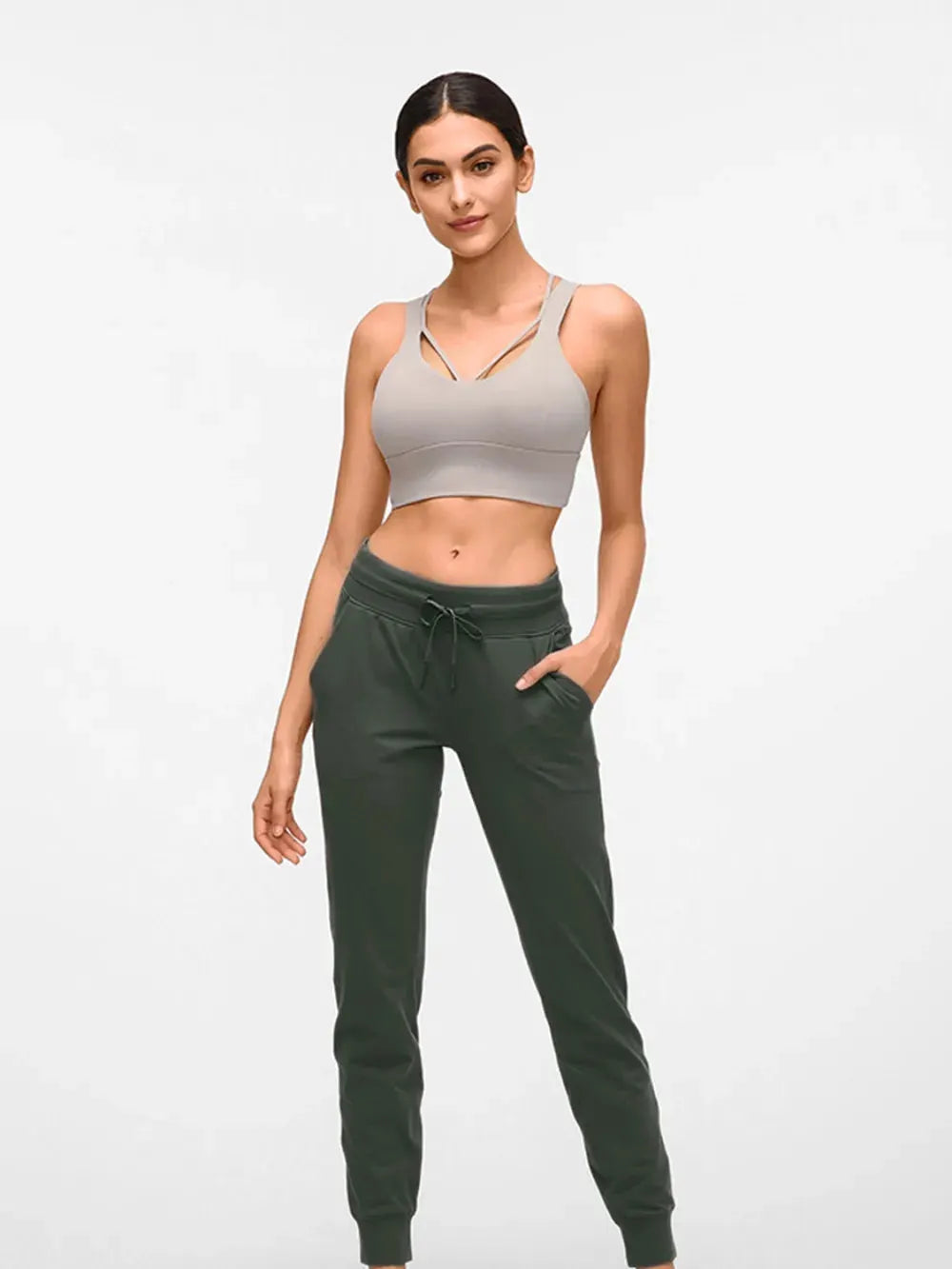 Millennia Double Take Tied Joggers with Pockets by Double Take