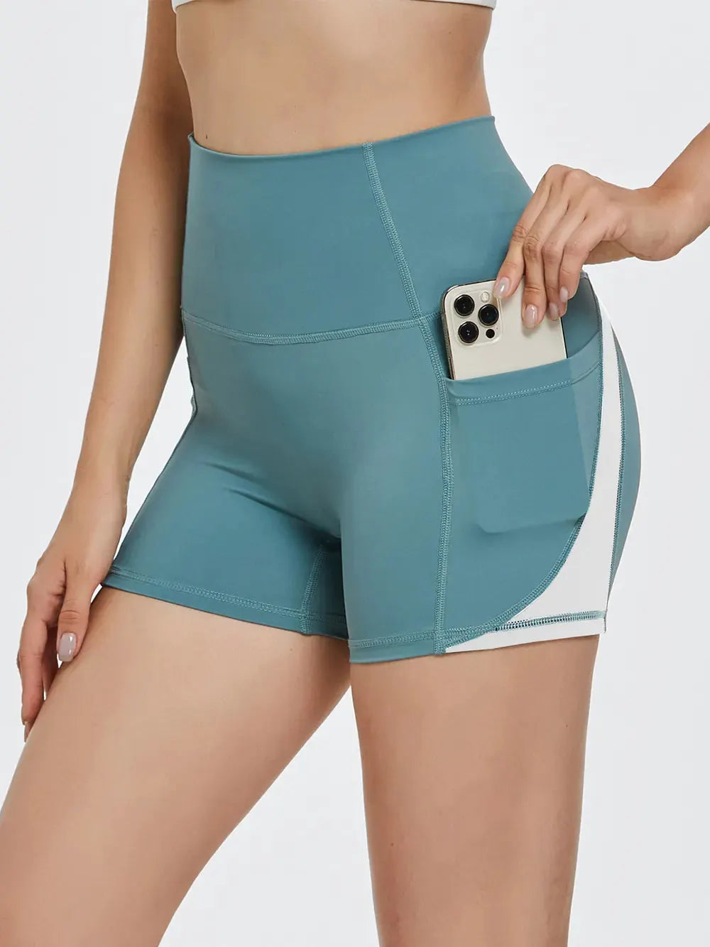 High Waist Active Shorts by Partner Label