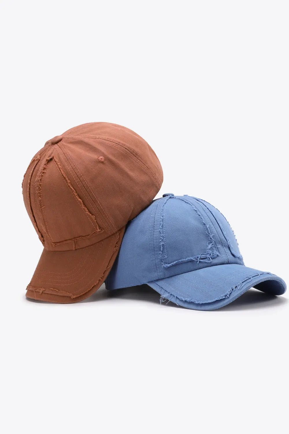 Distressed Adjustable Baseball Cap by Partner Label
