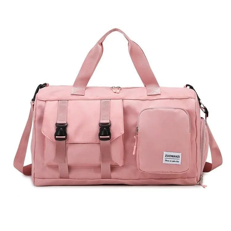 Colorful Pearlescent Yoga Fitness Bag With Dry-wet Separation by Maiden-Art