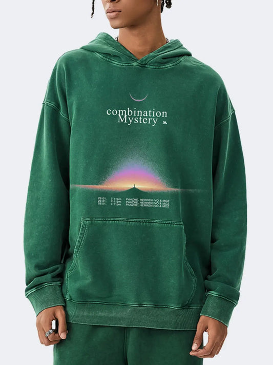 Men's Graphic Dropped Shoulder Hoodie by Trendsi