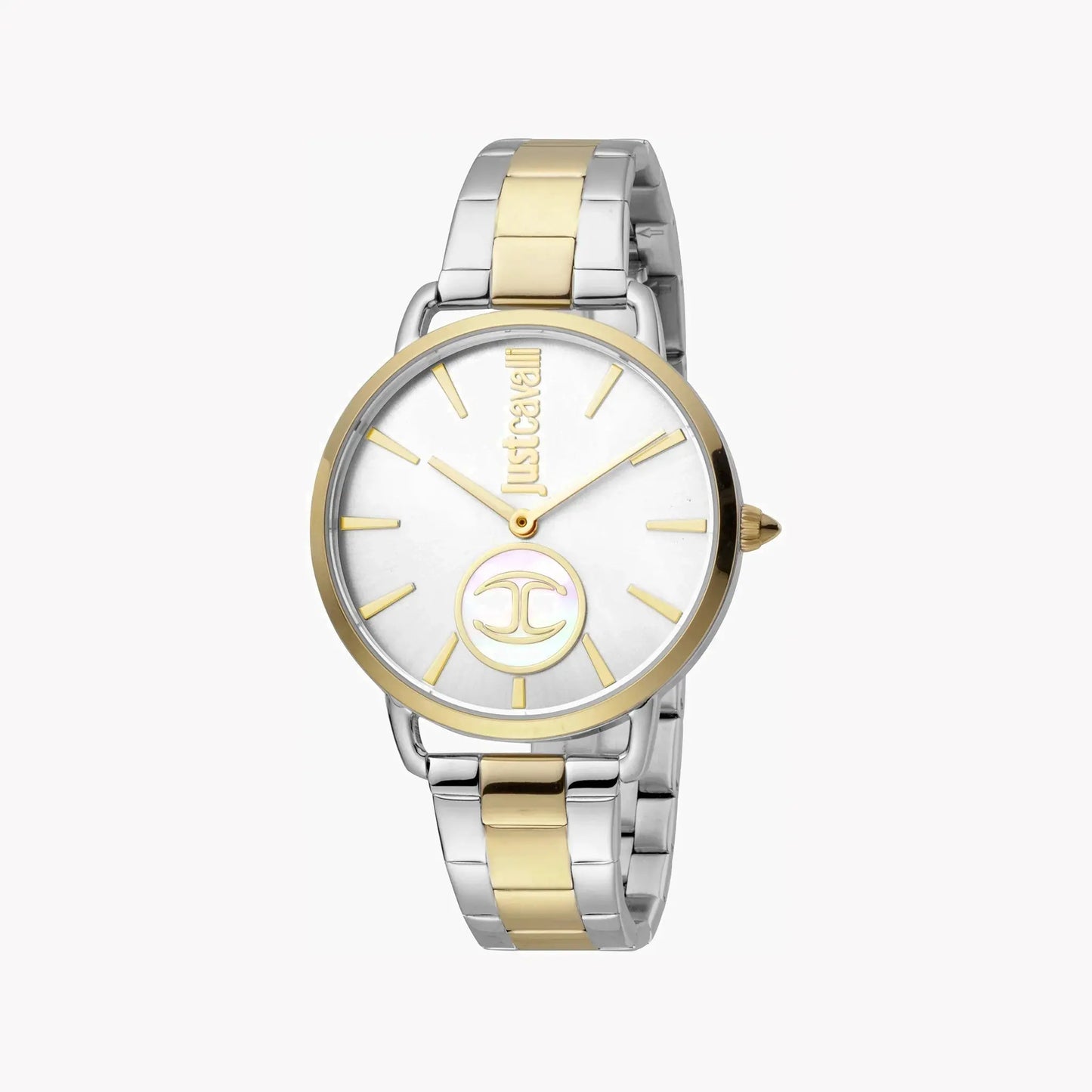 Just Cavalli Women's Silver & Gold Watch, Silver Dial | Jc1l117m0085 by JUST CAVALLI
