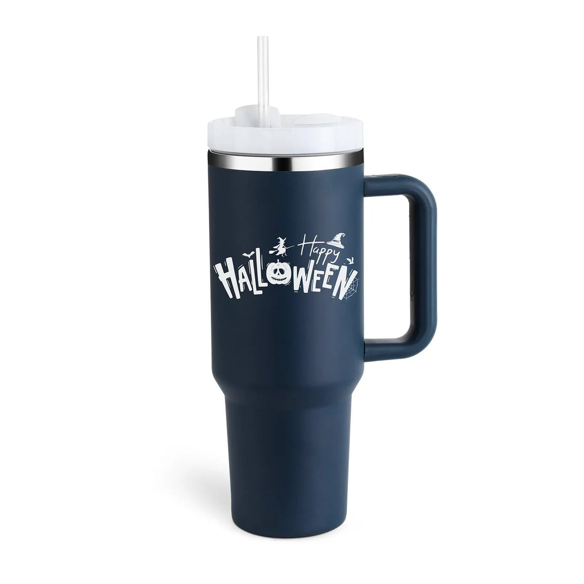 40 Oz Tumbler With Handle Straw Insulated, Stainless Steel Spill Proof Vacuum Coffee Cup Tumbler With Lid Tapered Mug Gifts For Valentine Lover Suitable For Car Gym Office Travel by Maiden-Art