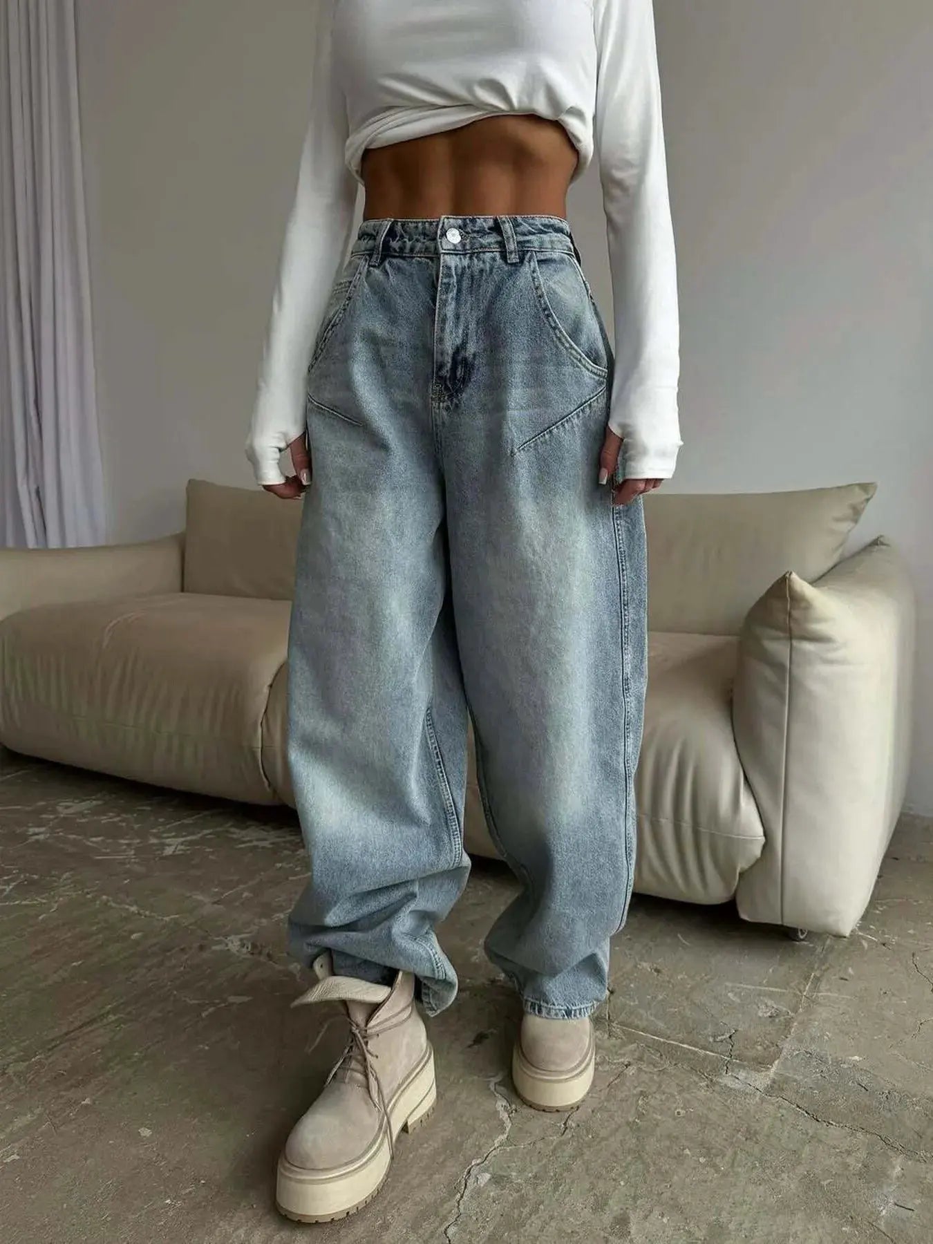 Wide Leg Jeans by Partner Label
