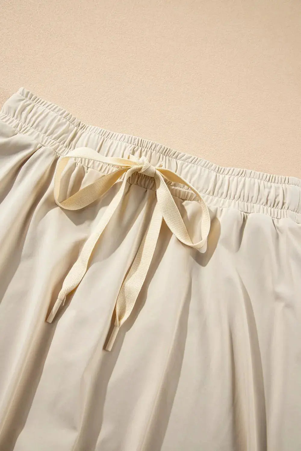 Drawstring High Waist Lined Active Skorts by Partner Label