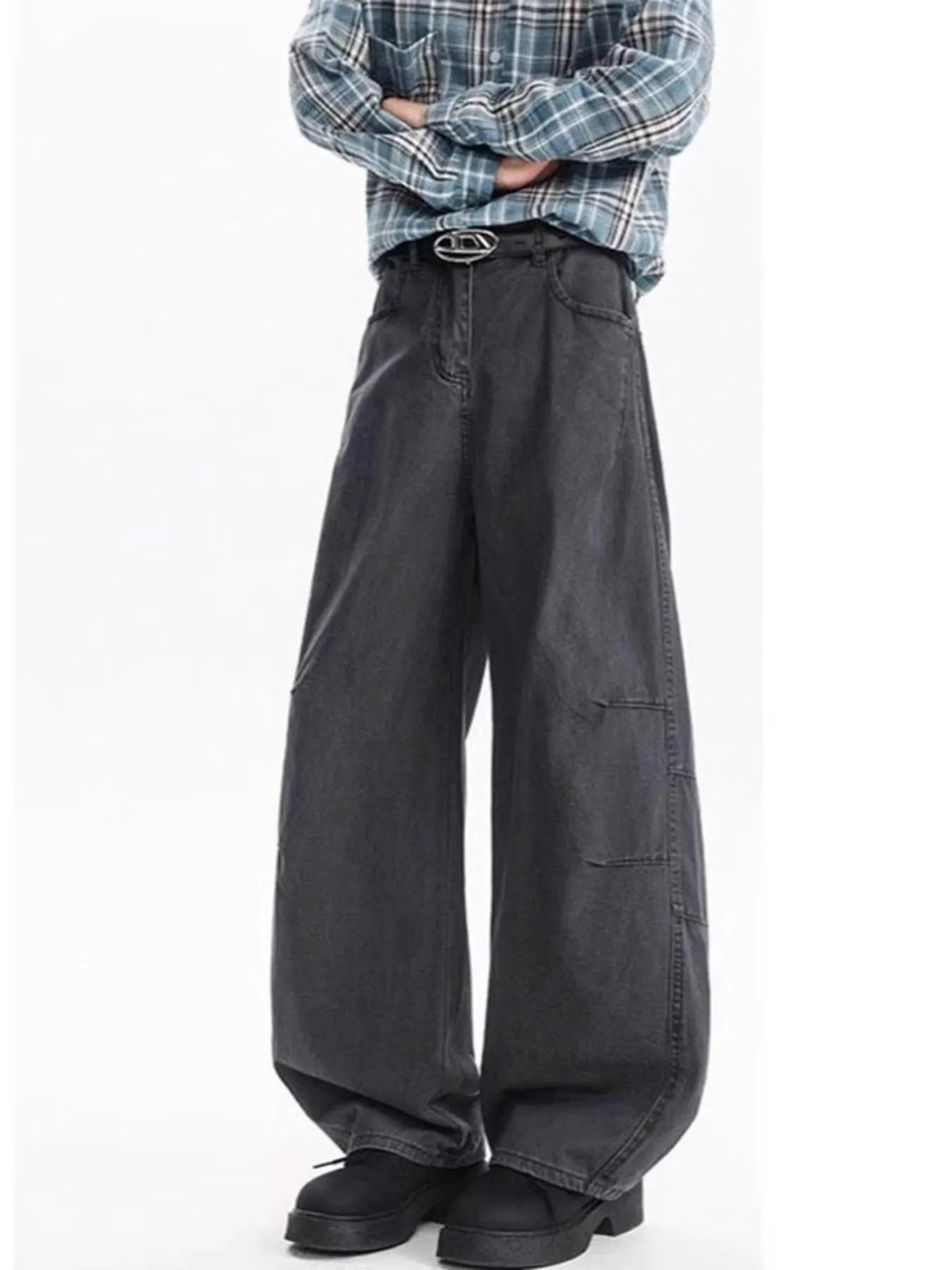 Men's Full Size Wide Leg Jeans Plus Size by Partner Label