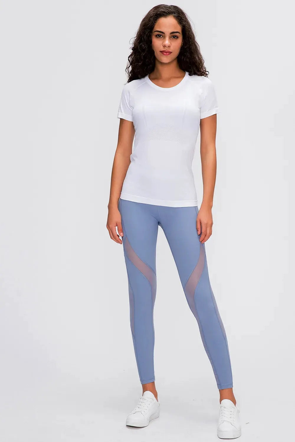 Millennia Round Neck Short Sleeve Active T-Shirt by Millennia