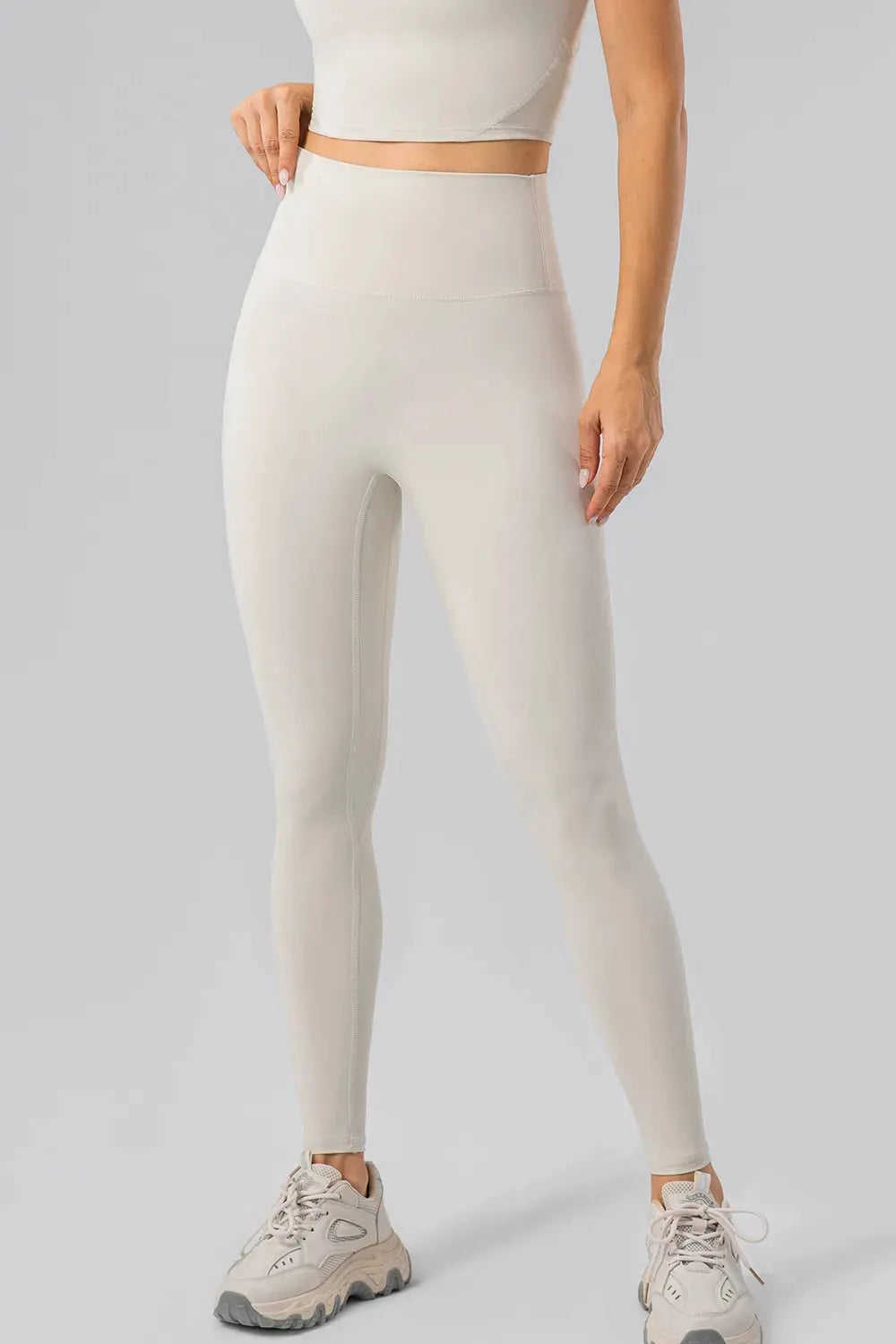High Waist Wide Waistband Active Leggings by Partner Label