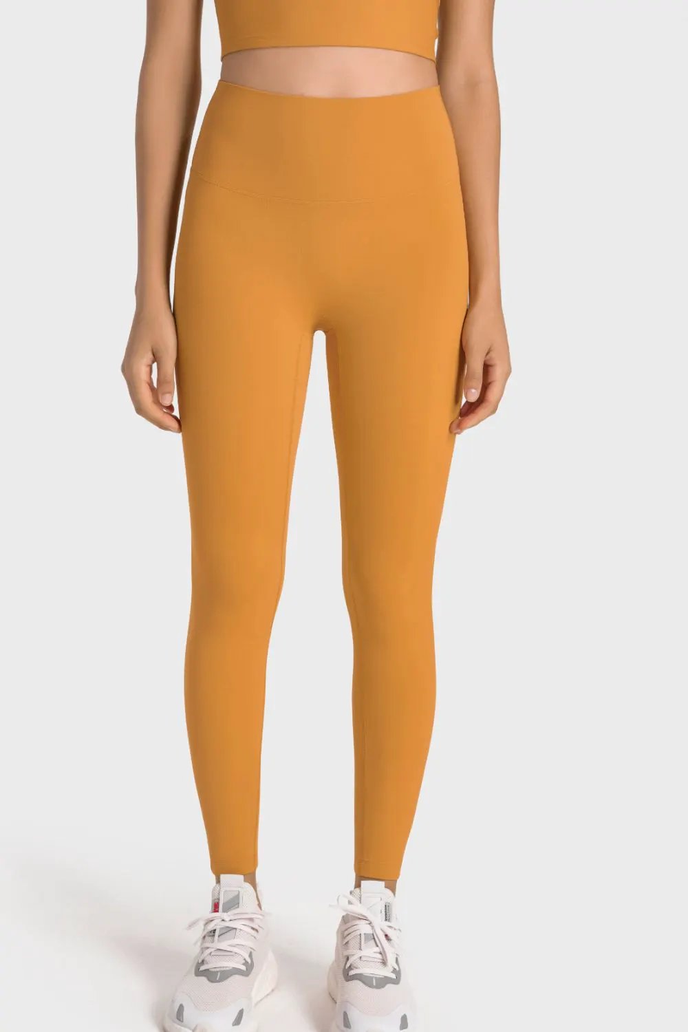 Millennia High-Rise Wide Waistband Yoga Leggings by Millennia
