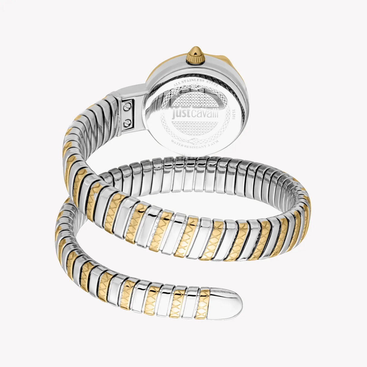 Just Cavalli Women's Two-Tone Watch, Silver Dial | Jc1l301m0065 by JUST CAVALLI