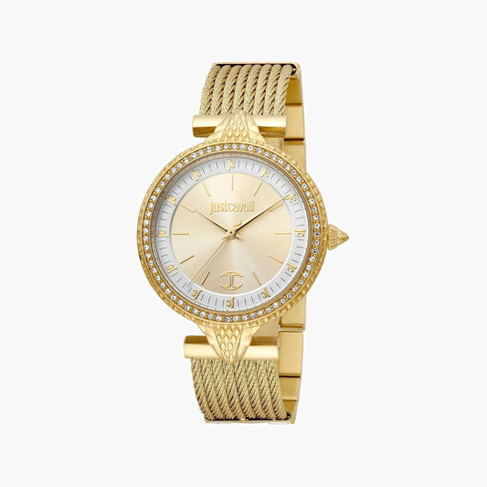 Just Cavalli Women's Gold Watch, Champagne Dial | Jc1l169m0025 by JUST CAVALLI